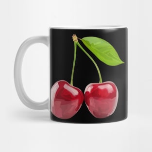 Pair of Red Ripe Cherries Mug